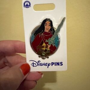 2025 Disney Parks Princess Portrait Silver Frame Raya & The Last Dragon OE Pin